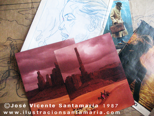 Referencias fotos lustracion A MAL TIEMPO 1987 © Jose Vicente Santamaria Valencia Spain